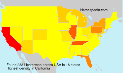 Surname Lichterman in USA