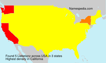 Surname Liebetanz in USA