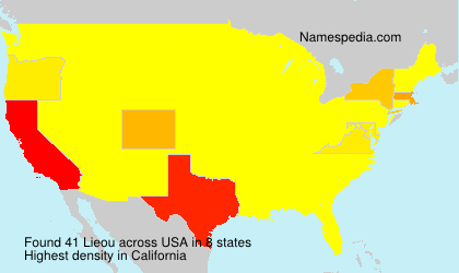 Surname Lieou in USA