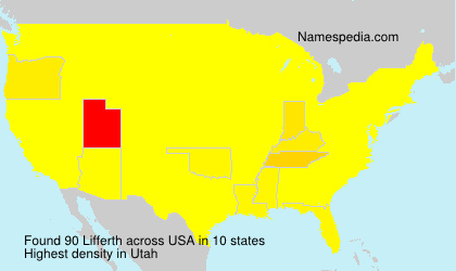 Surname Lifferth in USA