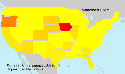 Surname Lihs in USA