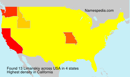 Surname Limanskiy in USA
