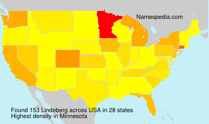 Surname Lindeberg in USA