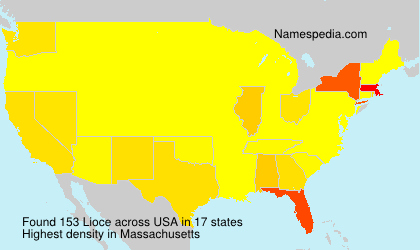 Surname Lioce in USA