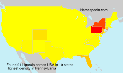 Surname Liparulo in USA