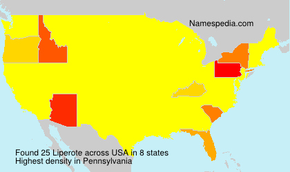 Surname Liperote in USA