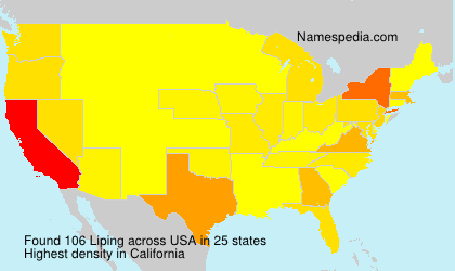 Surname Liping in USA