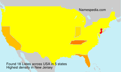 Surname Listes in USA