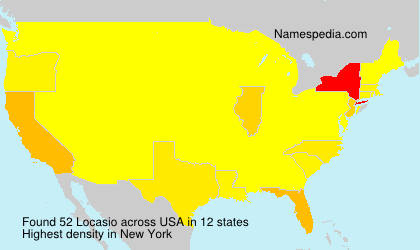 Surname Locasio in USA