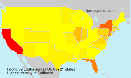 Surname Lodha in USA