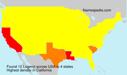 Surname Logerot in USA