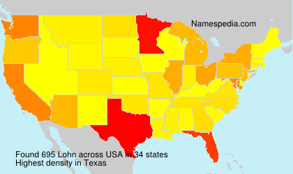 Surname Lohn in USA