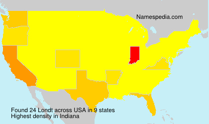 Surname Londt in USA
