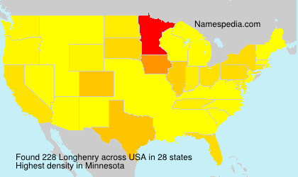Surname Longhenry in USA