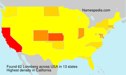 Surname Lonnberg in USA