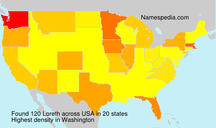 Surname Loreth in USA