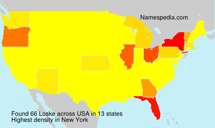 Surname Loske in USA