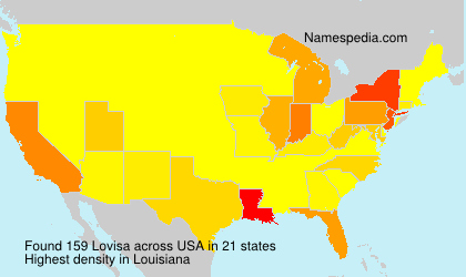 Surname Lovisa in USA