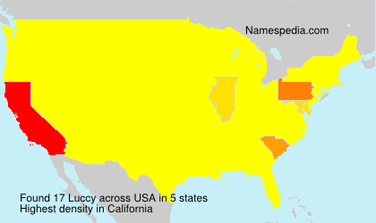 Surname Luccy in USA