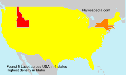 Surname Lucet in USA