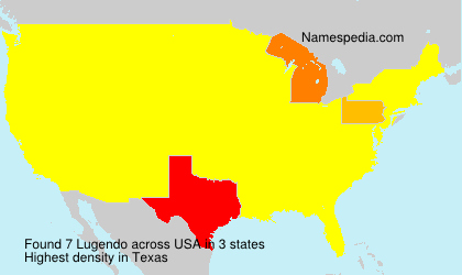 Surname Lugendo in USA