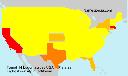 Surname Lugon in USA
