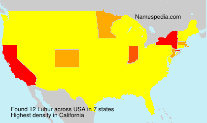 Surname Luhur in USA
