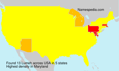 Surname Lumeh in USA