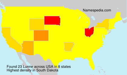 Surname Lunne in USA