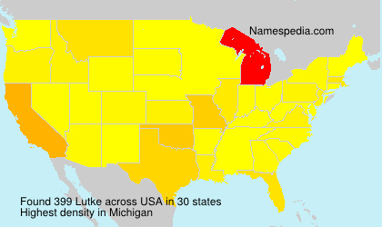 Surname Lutke in USA