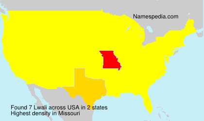 Surname Lwali in USA