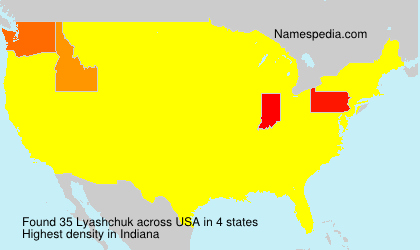Surname Lyashchuk in USA