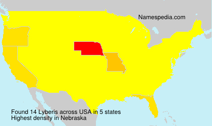 Surname Lyberis in USA