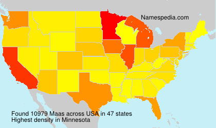 Surname Maas in USA