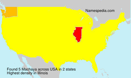 Surname Machaya in USA