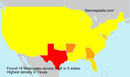 Surname Maduagwu in USA