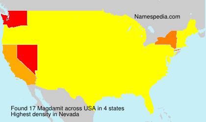Surname Magdamit in USA