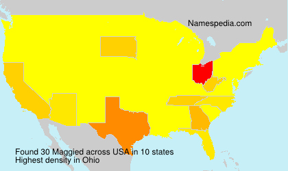 Surname Maggied in USA