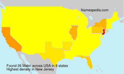 Surname Makri in USA