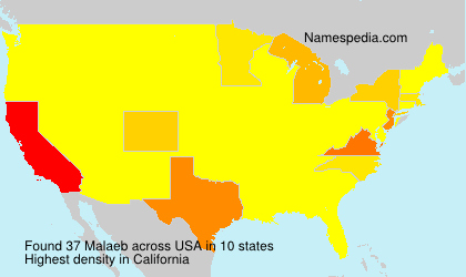 Surname Malaeb in USA