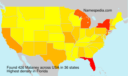 Surname Malaney in USA