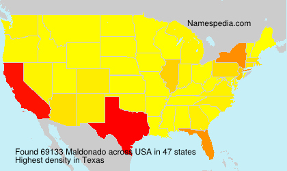 Surname Maldonado in USA