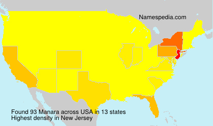 Surname Manara in USA