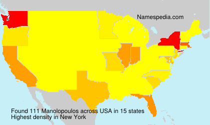 Surname Manolopoulos in USA