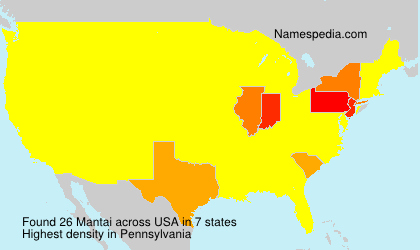 Surname Mantai in USA