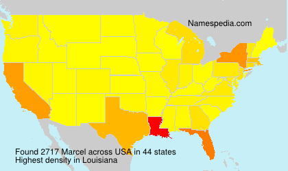 Surname Marcel in USA