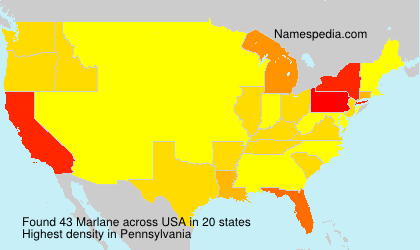 Surname Marlane in USA