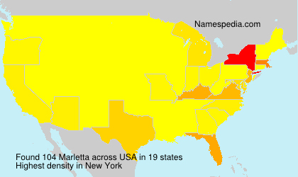 Surname Marletta in USA