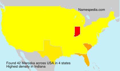 Surname Maroska in USA