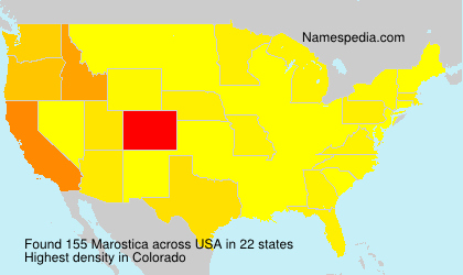 Surname Marostica in USA
